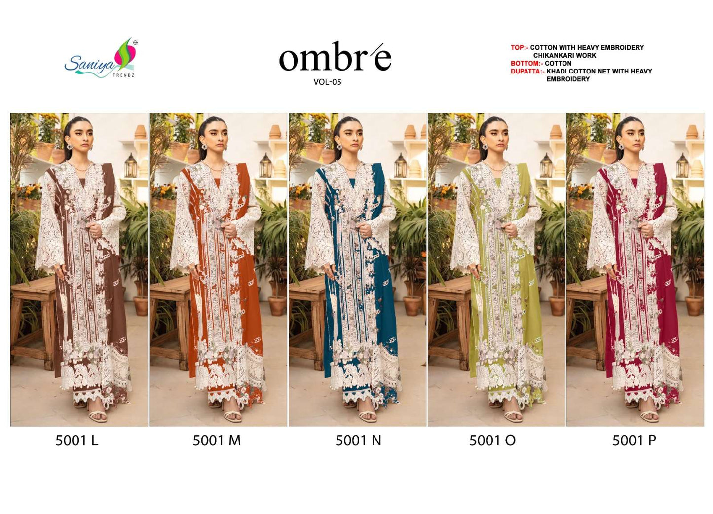 Saniya Trenfz Ombre Vol - 05 - Amrah Wholesale