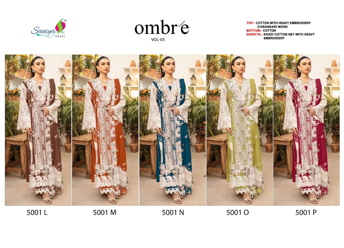 Saniya Trenfz Ombre Vol - 05 - Amrah Wholesale