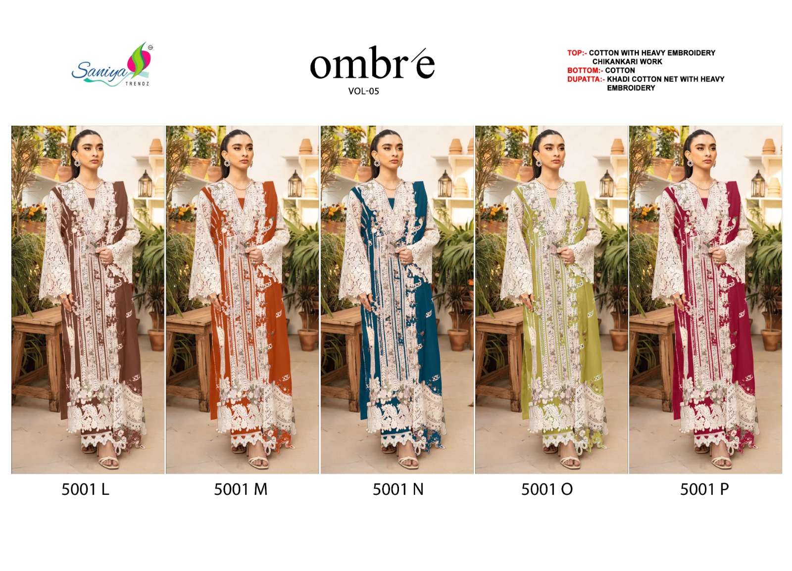 Saniya Trenfz Ombre Vol - 05 - Amrah Wholesale
