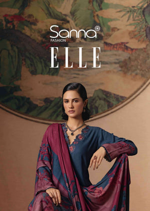 Sanna Fashion Elle Pure Viscose Pashmina Dress Material