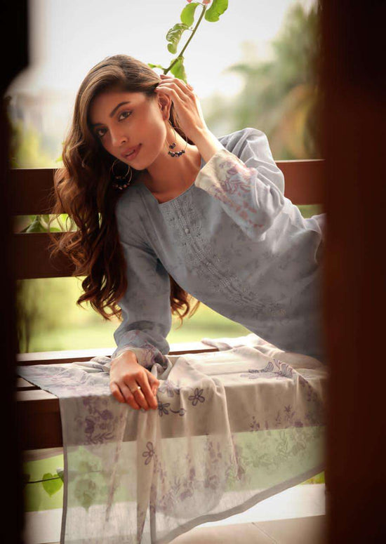Sanna Fashion Safira Pure Hanp Linen Digital Print Dress Material - Amrah Wholesale