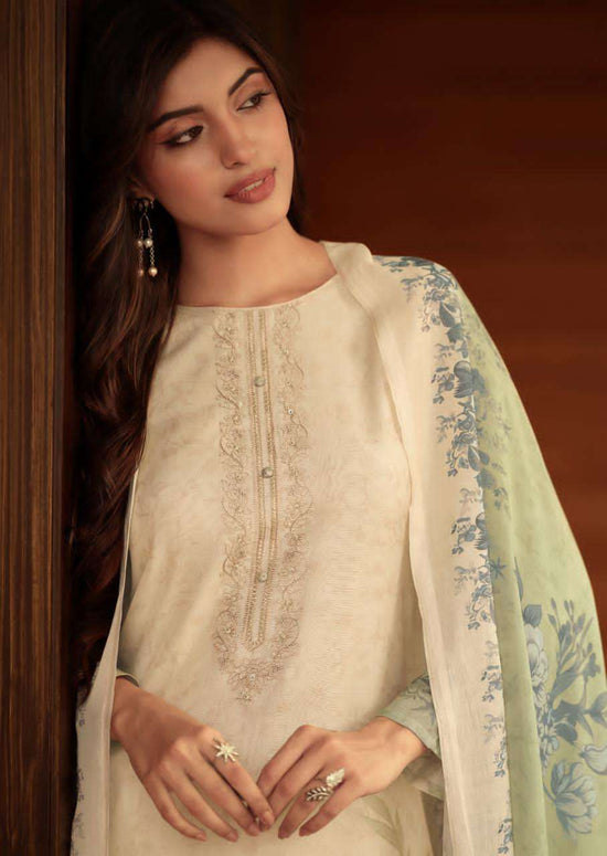 Sanna Fashion Safira Pure Hanp Linen Digital Print Dress Material - Amrah Wholesale