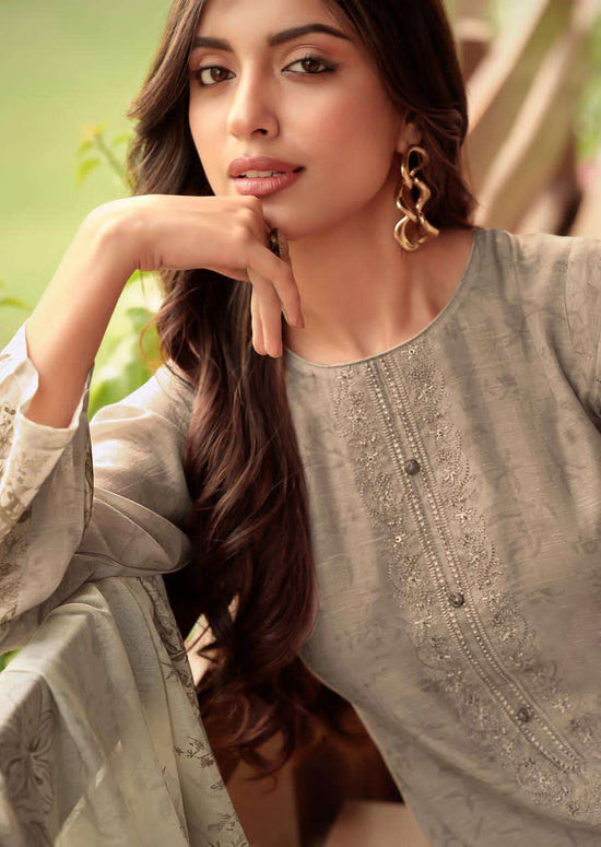 Sanna Fashion Safira Pure Hanp Linen Digital Print Dress Material - Amrah Wholesale