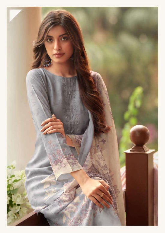 Sanna Fashion Safira Pure Hanp Linen Digital Print Dress Material - Amrah Wholesale