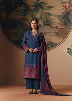 Sanna Fashion Sanna Elle Pure Viscose Pashmina Dress Material