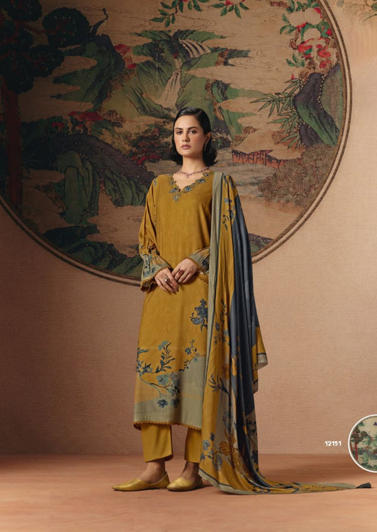 Sanna Fashion Sanna Elle Pure Viscose Pashmina Dress Material