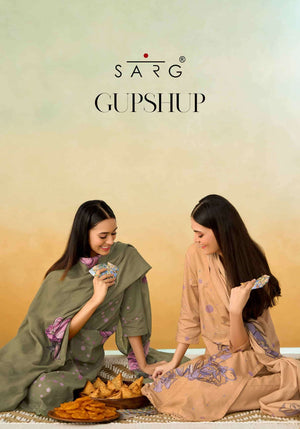 Sarg Gupshup Pure Cotton Dress Material
