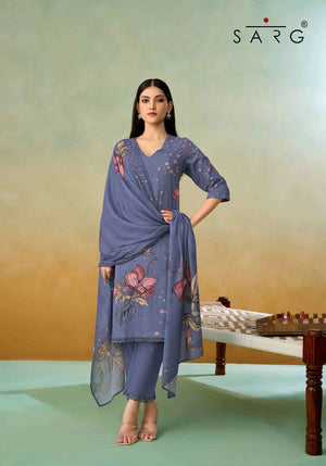 Sarg Gupshup Pure Cotton Dress Material