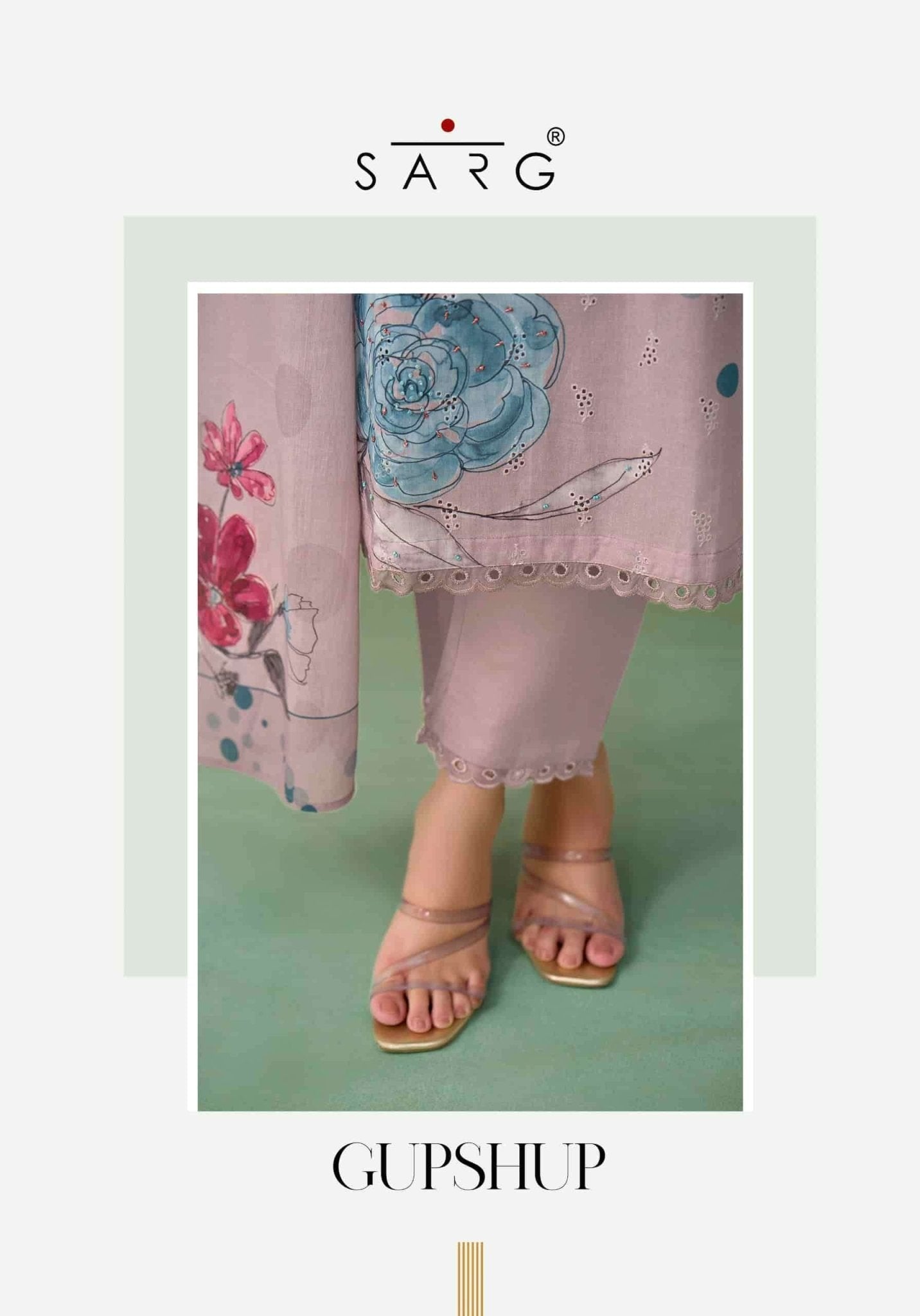 Sarg Gupshup Pure Cotton Dress Material - Amrah Wholesale