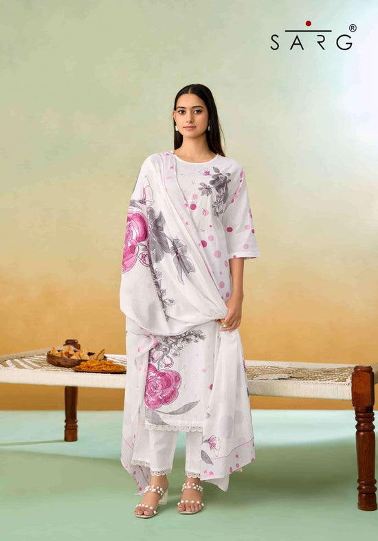 Sarg Gupshup Pure Cotton Dress Material - Amrah Wholesale