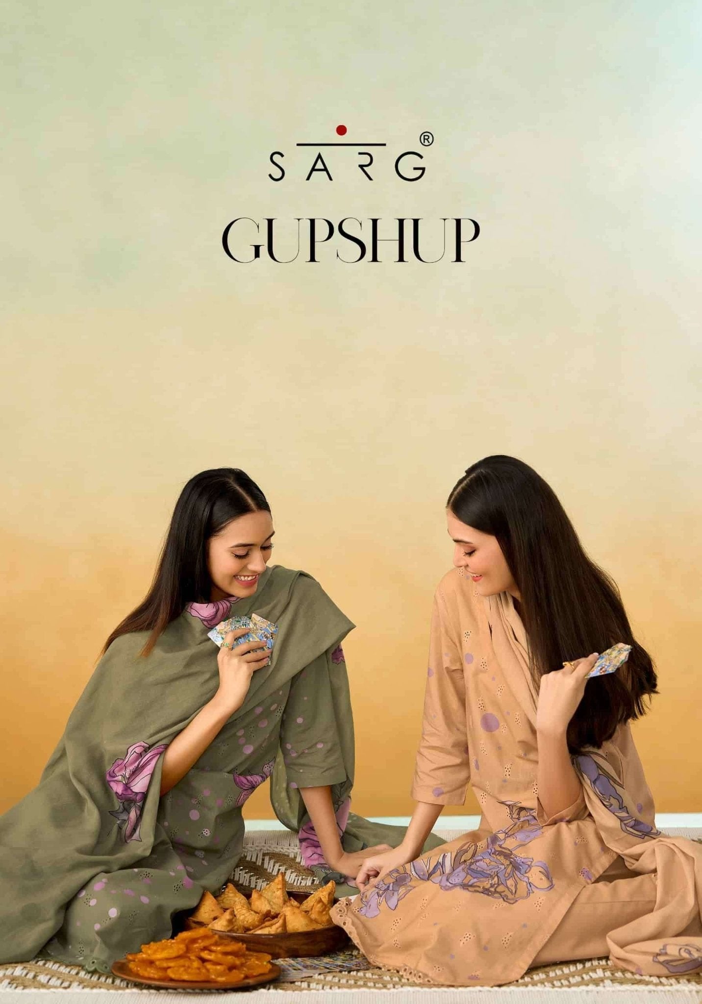 Sarg Gupshup Pure Cotton Dress Material - Amrah Wholesale
