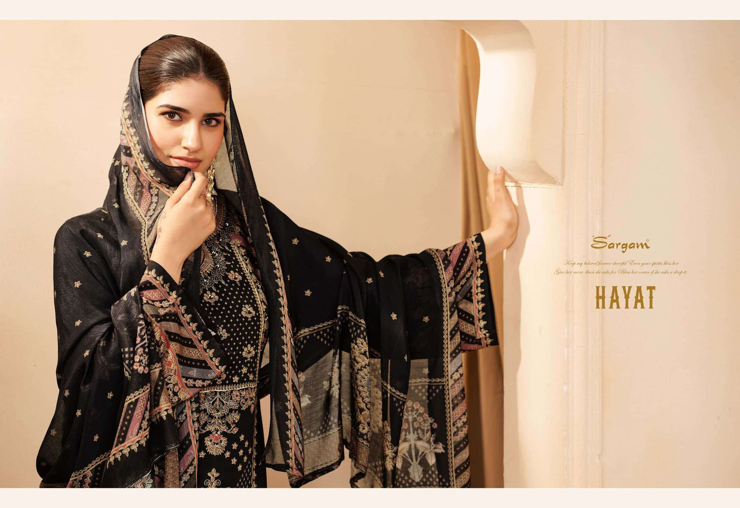 Sargam Prints Hayat Pure Muslin Dress Material