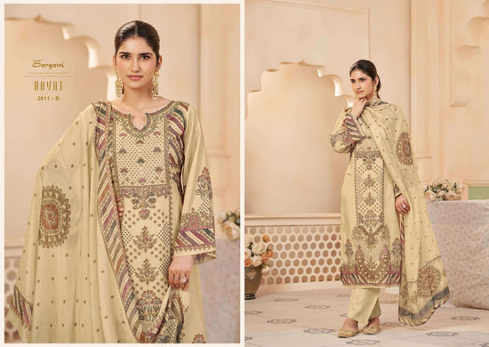 Sargam Prints Hayat Pure Muslin Dress Material