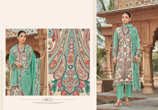 Sargam Prints Varina Pure Viscose Muslin Dress Material - Amrah Wholesale