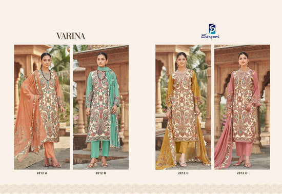 Sargam Prints Varina Pure Viscose Muslin Dress Material - Amrah Wholesale