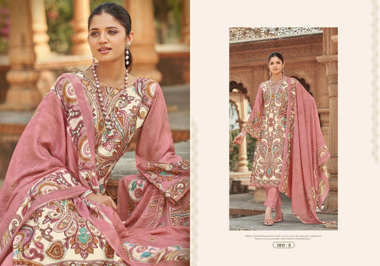 Sargam Prints Varina Pure Viscose Muslin Dress Material - Amrah Wholesale