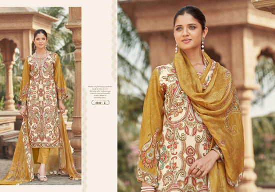 Sargam Prints Varina Pure Viscose Muslin Dress Material
