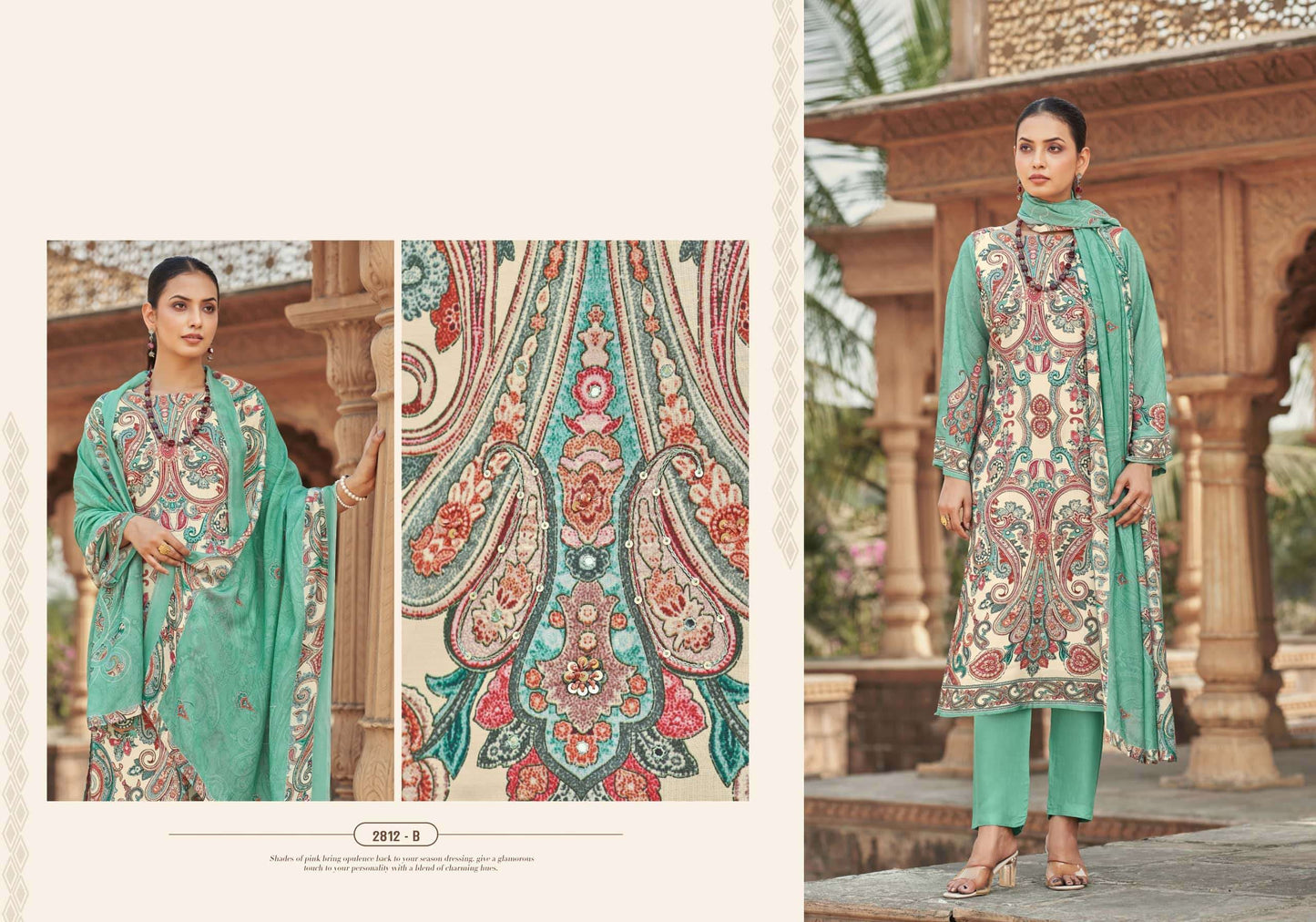 Sargam Prints Varina Pure Viscose Muslin Dress Material