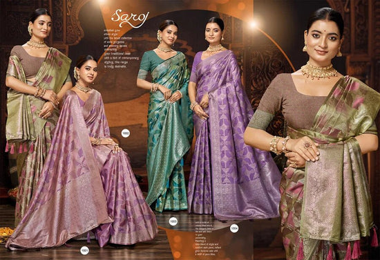 Saroj Aarambh Satin Silk Vol 2 Pure Satin Silk Saree - Amrah Wholesale
