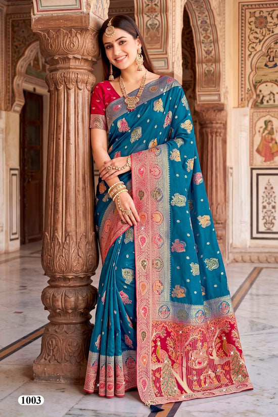 Saroj Albeli Fendi Saroski Vol 1 Fendi Satin Silk Saree