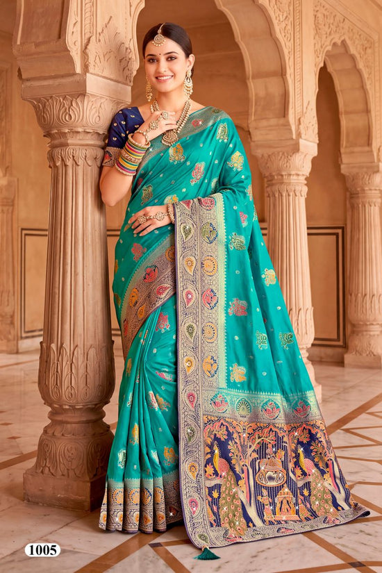Saroj Albeli Fendi Saroski Vol 1 Fendi Satin Silk Saree