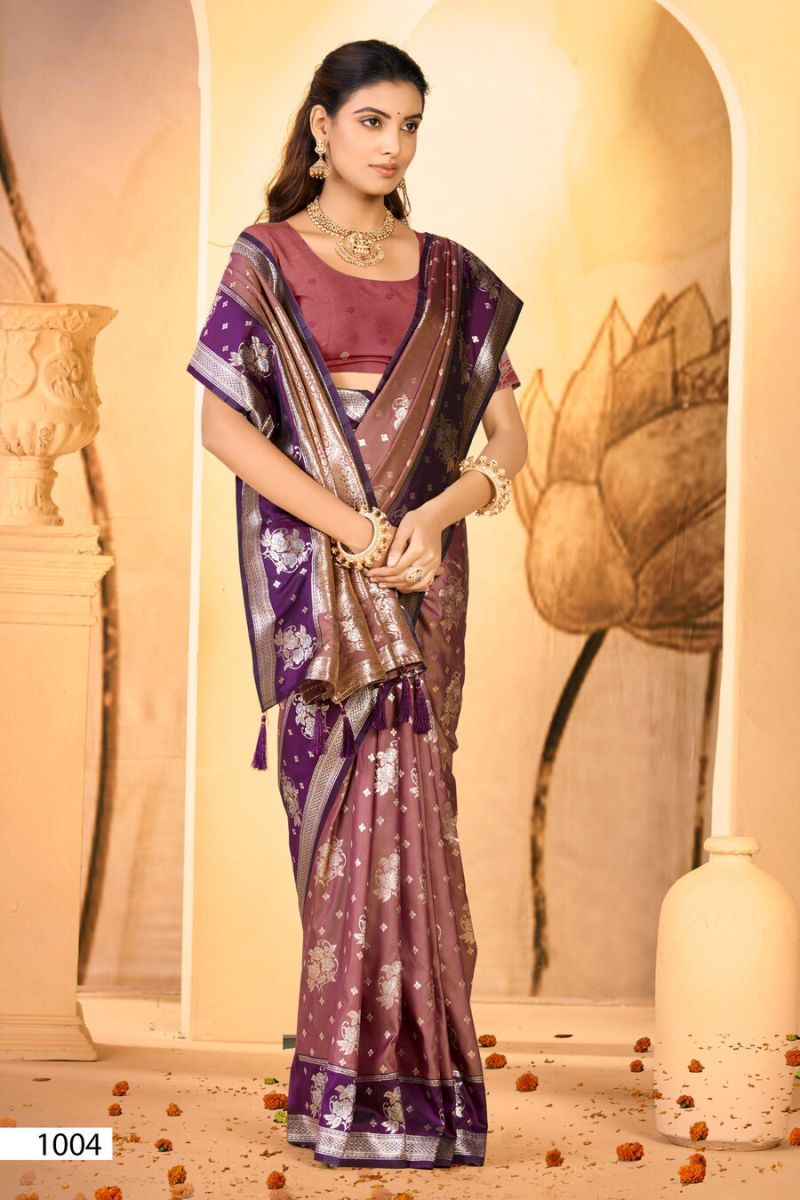Saroj Sarees Anukaari Silk Vol 3 Pure Silk Zari Saree