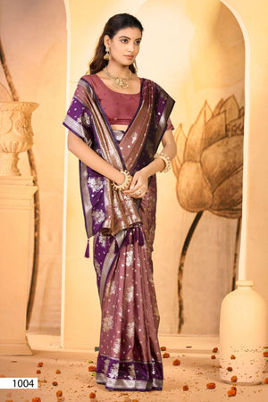 Saroj Sarees Anukaari Silk Vol 3 Pure Silk Zari Saree