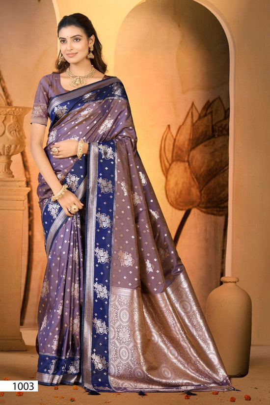Saroj Sarees Anukaari Silk Vol 3 Pure Silk Zari Saree