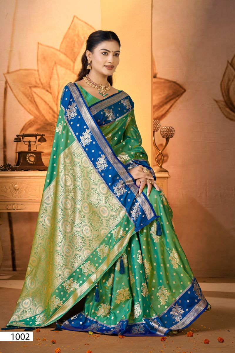 Saroj Sarees Anukaari Silk Vol 3 Pure Silk Zari Saree