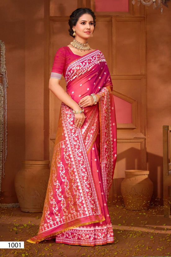 Saroj Bangla Silk Vol 2 Silk Meena Worked Sarees - Amrah Wholesale