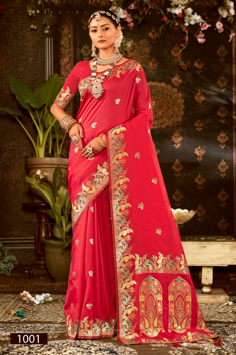 Saroj Jhanak Silk Vol 1 Pure Silk Pashmina Saree