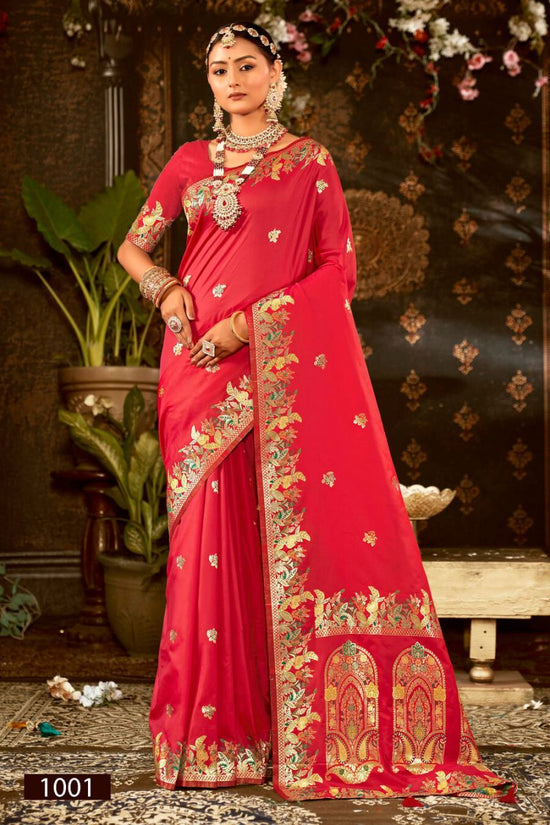 Saroj Jhanak Silk Vol 1 Pure Silk Pashmina Saree