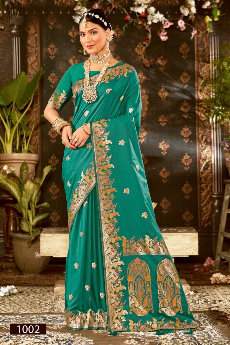 Saroj Jhanak Silk Vol 1 Pure Silk Pashmina Saree
