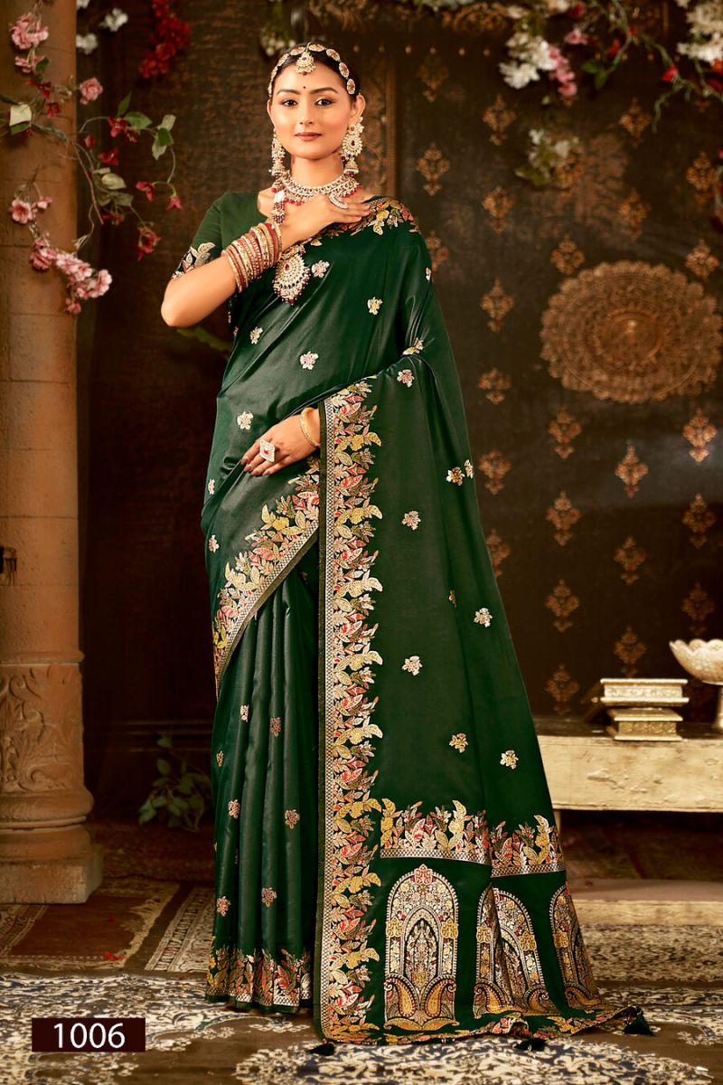 Saroj Jhanak Silk Vol 1 Pure Silk Pashmina Saree