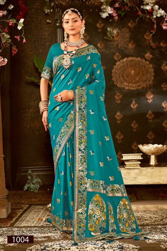 Saroj Jhanak Silk Vol 1 Pure Silk Pashmina Saree
