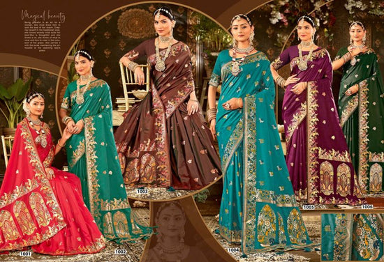 Saroj Jhanak Silk Vol 1 Pure Silk Pashmina Saree