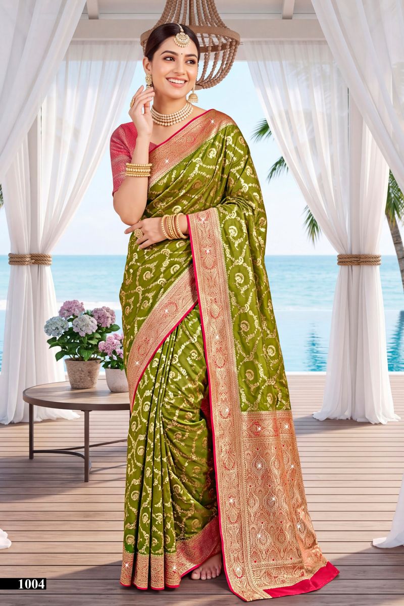 Saroj Kachi Kali Saroski Vol 1 Satin Silk Saree