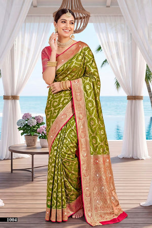 Saroj Kachi Kali Saroski Vol 1 Satin Silk Saree