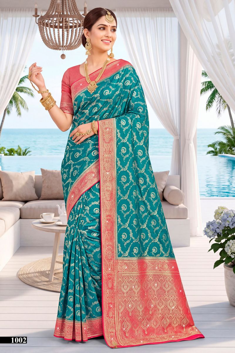 Saroj Kachi Kali Saroski Vol 1 Satin Silk Saree