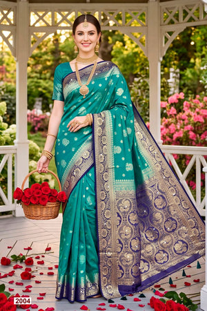 Saroj Kalyani Dola Saroski Vol 2 Dola Silk Saree - Amrah Wholesale