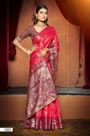 Saroj Kanak Dola Saroski Vol 1 Saree Wholesale Catalogue - Amrah Wholesale