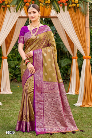 Saroj Kiyara Silk Vol 3 Soft Silk Zari Weaving Saree