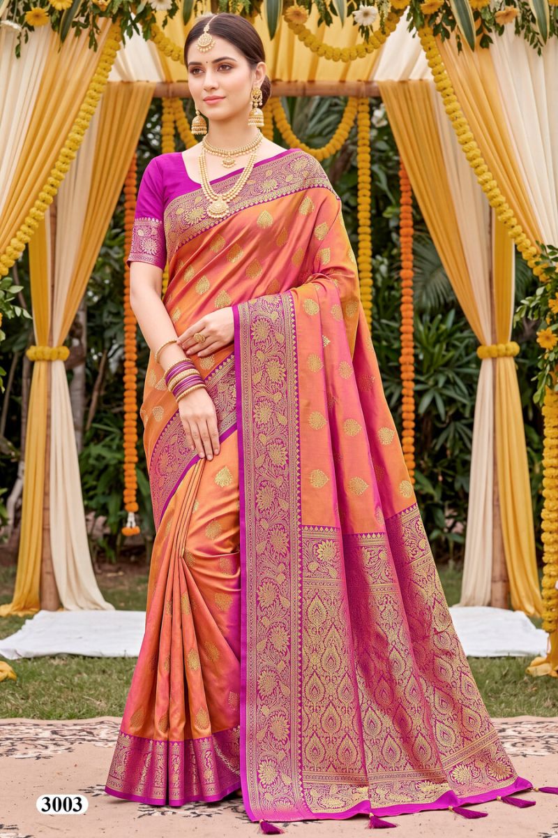 Saroj Kiyara Silk Vol 3 Soft Silk Zari Weaving Saree