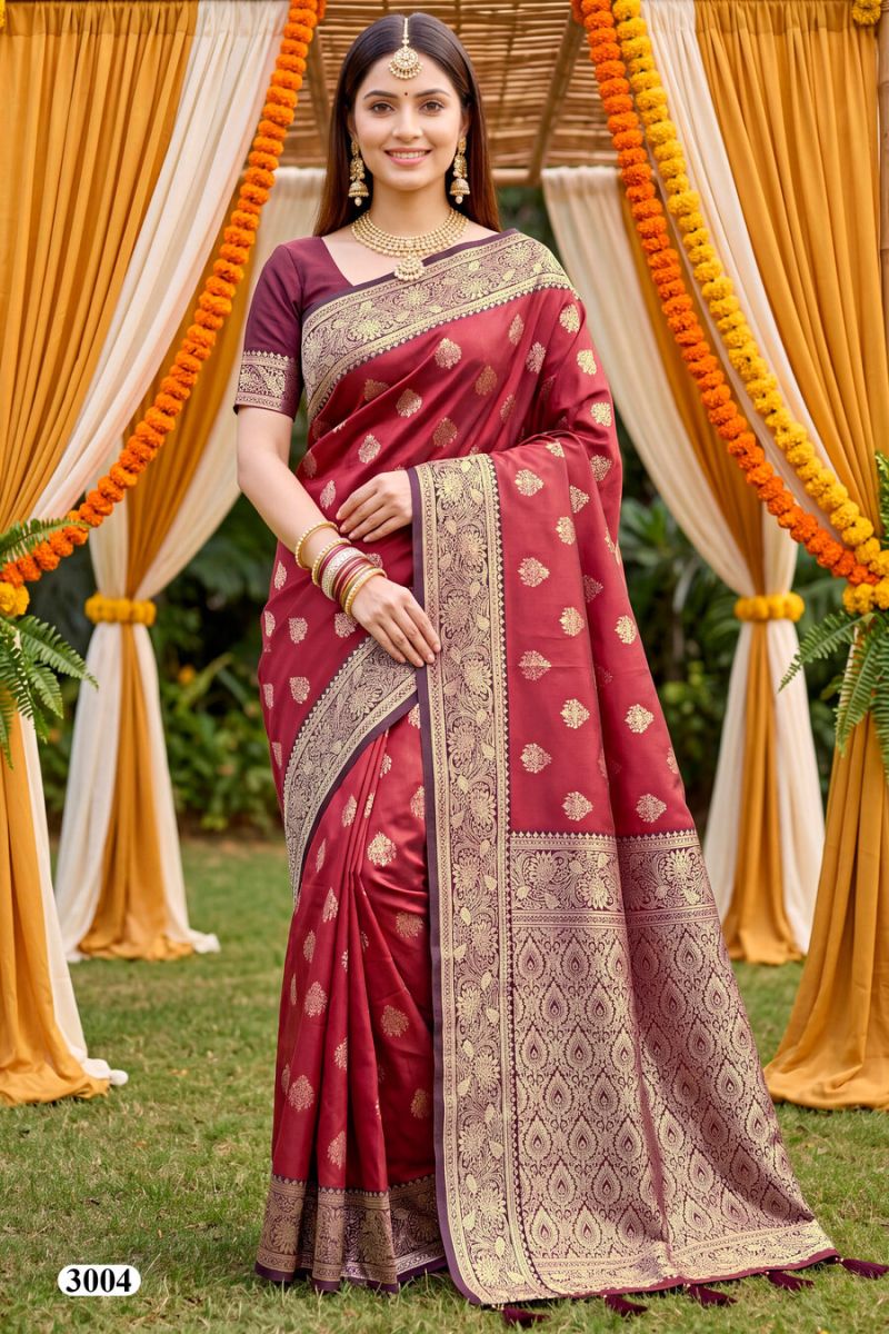 Saroj Kiyara Silk Vol 3 Soft Silk Zari Weaving Saree