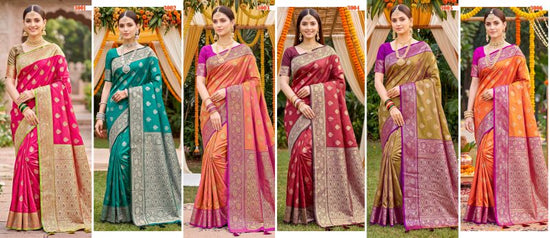 Saroj Kiyara Silk Vol 3 Soft Silk Zari Weaving Saree