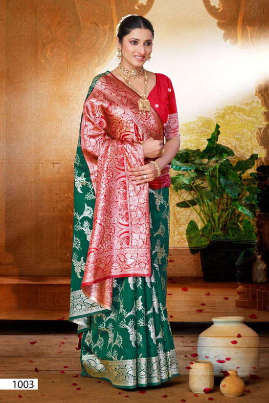 Saroj Mahalaxmi Silk Vol 1 Silk Wedding Wear Sarees - Amrah Wholesale