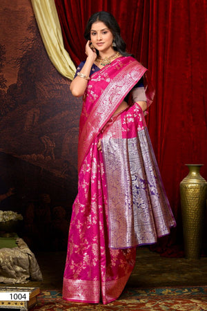Saroj Mahalaxmi Silk Vol 2 Lichi Silk Zari Work Sarees