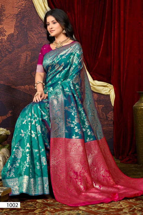 Saroj Mahalaxmi Silk Vol 2 Lichi Silk Zari Work Sarees - Amrah Wholesale