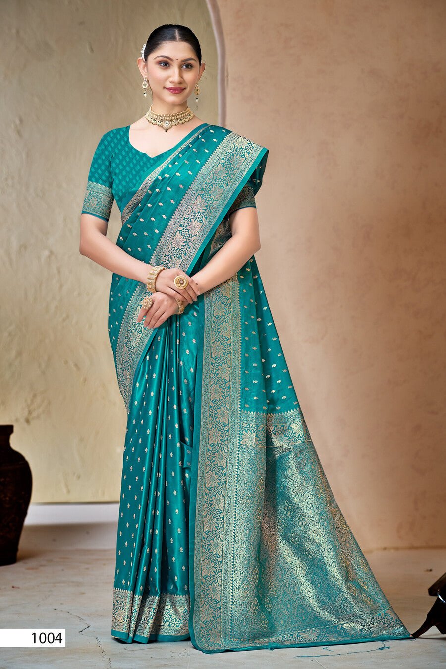 Saroj Malini Satin Saroski Vol 2 Saree Wholesale Catalogue - Amrah Wholesale
