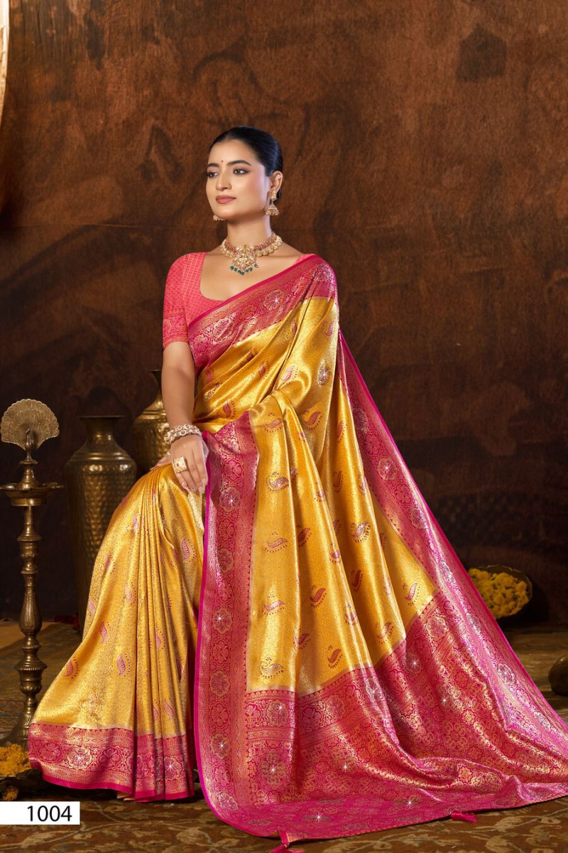 Saroj Niharika Silk Saroski Vol 4 Kanjivaram Silk Saree